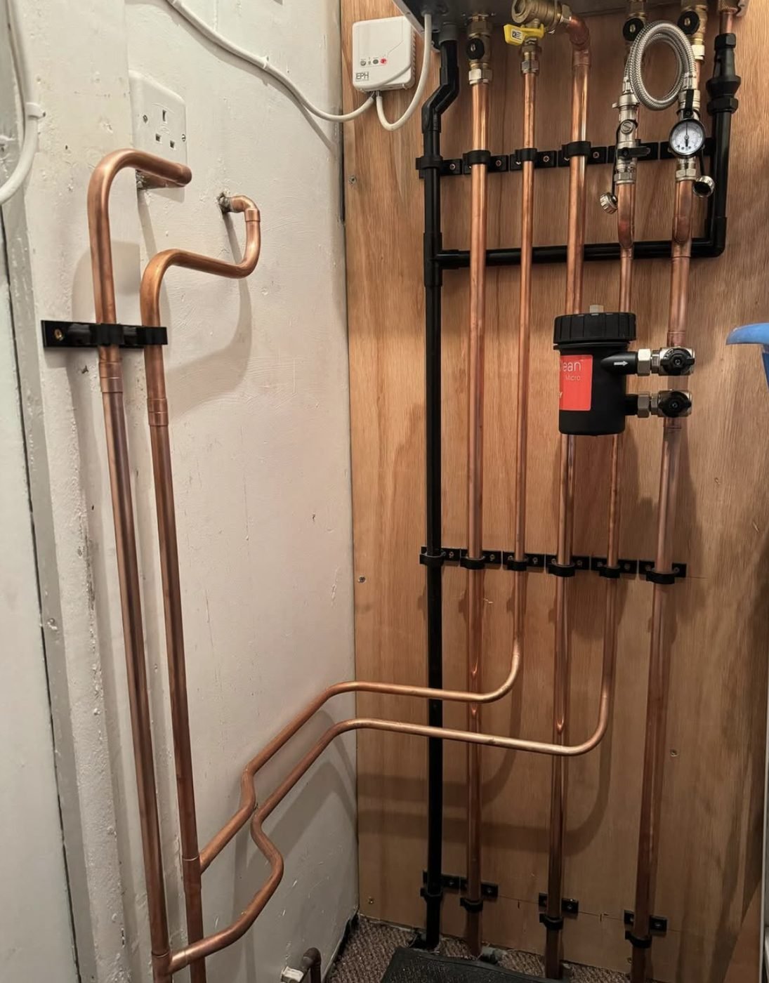 Pipework installed by Plumber Done Right Morley